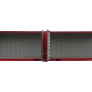 40' High Cube Open Side w/ Post Shipping Container