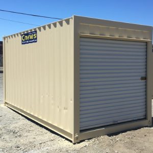 16' Storage Container with Roll-Up Door