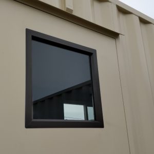 Personnel man door window