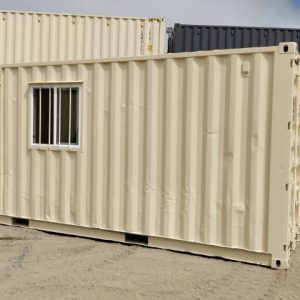 20' Mobile office and storage container combo rental