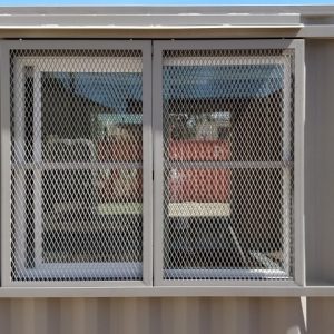 Barn Door Window Security
