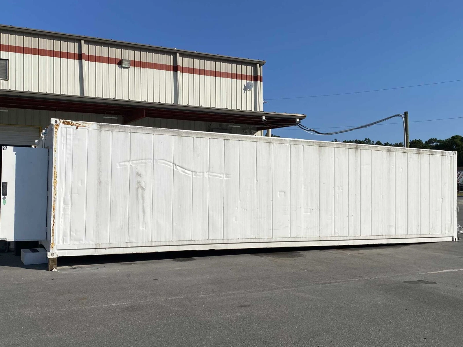 40 Foot High-Cube Insulated Shipping Container with 5 Ton Bard HVAC - Image 2